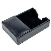 Black Bonded Leather Memo Holder